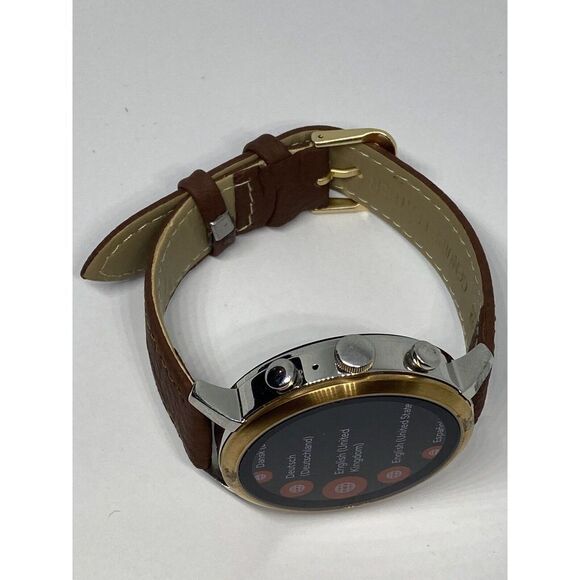 Fossil Gen 4 Authentic Digital Dial Smart Watch Custom Band FTW6016 AB507 - Picture 7 of 10